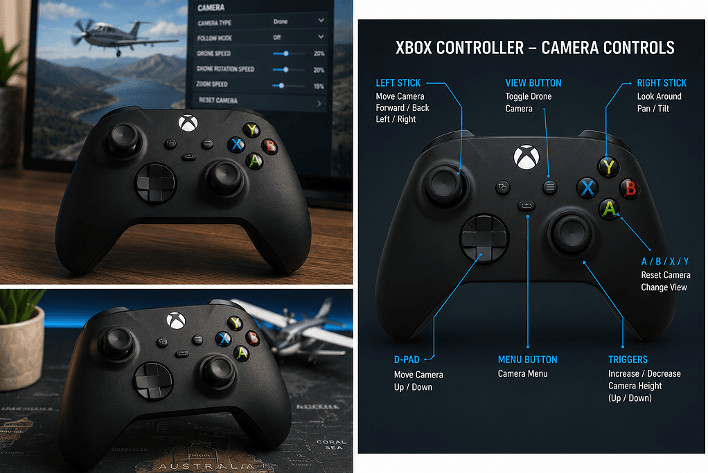 Xbox Controller Setup for FS2024 settings