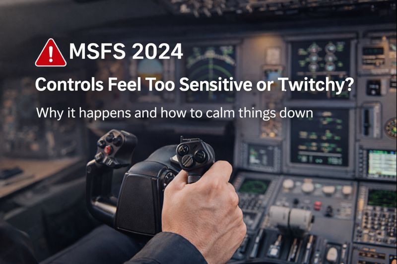MSFS 2024 Controls Feel Too Sensitive