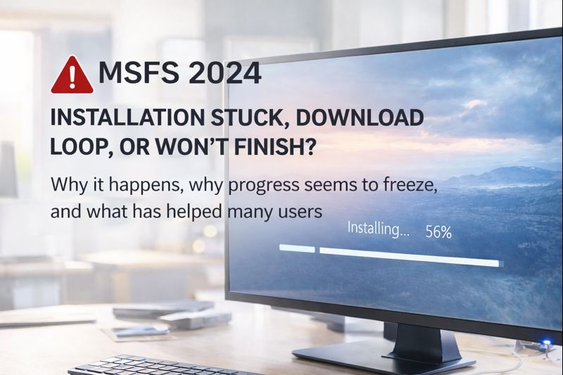 Fix MSFS 2024 Installation Stuck