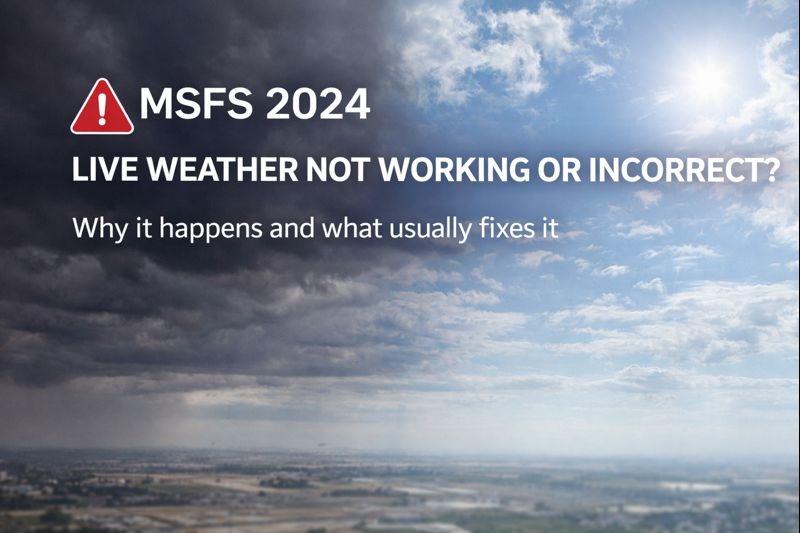 MSFS 2024 Live Weather