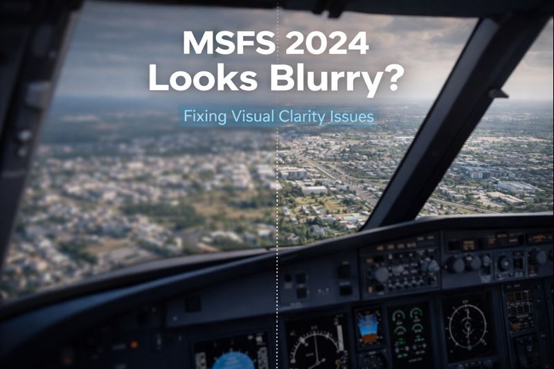 MSFS 2024 Looks Blurry