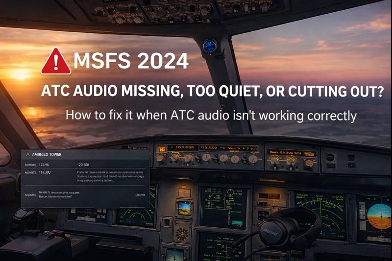 MSFS ATC Audio Missing