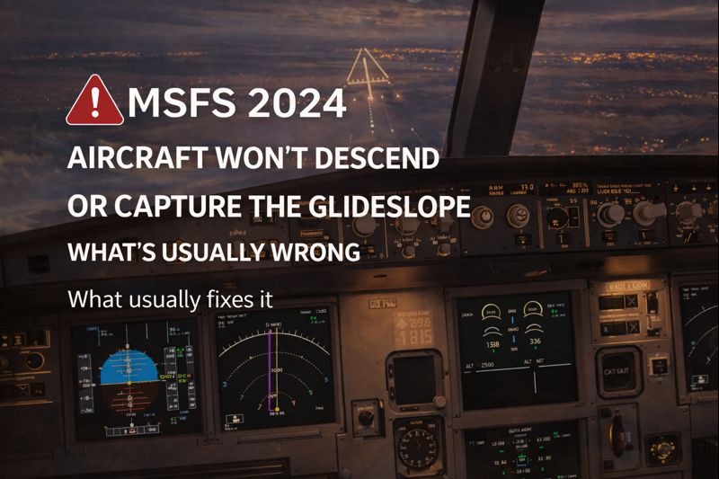 Fix MSFS Glideslope Issues