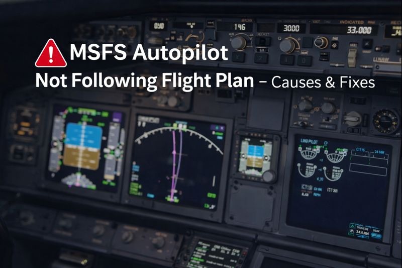 MSFS Autopilot Not Following Flight Plan