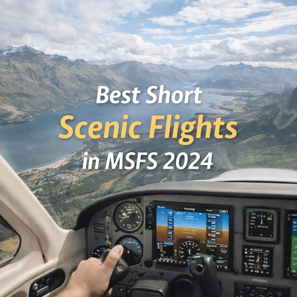 Best Short Scenic Flights in MSFS 2024