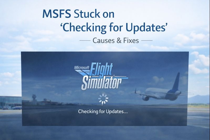 MSFS Stuck on “Checking for Updates