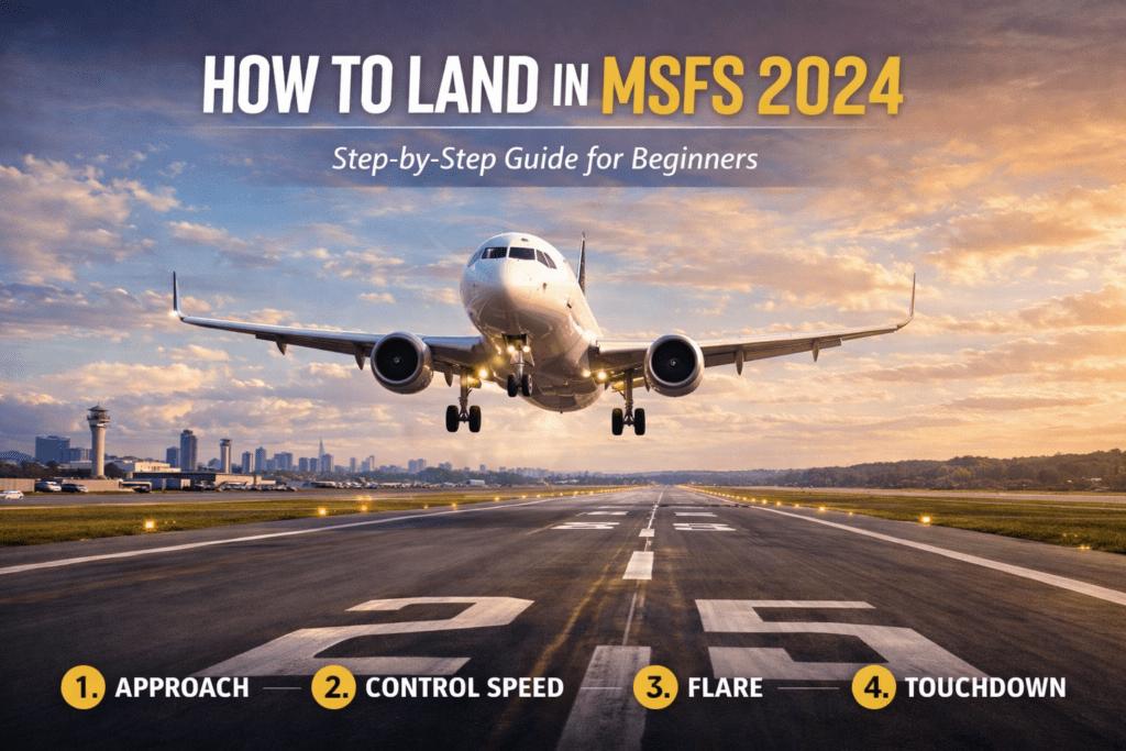 How to Land in Microsoft Flight Simulator 2024