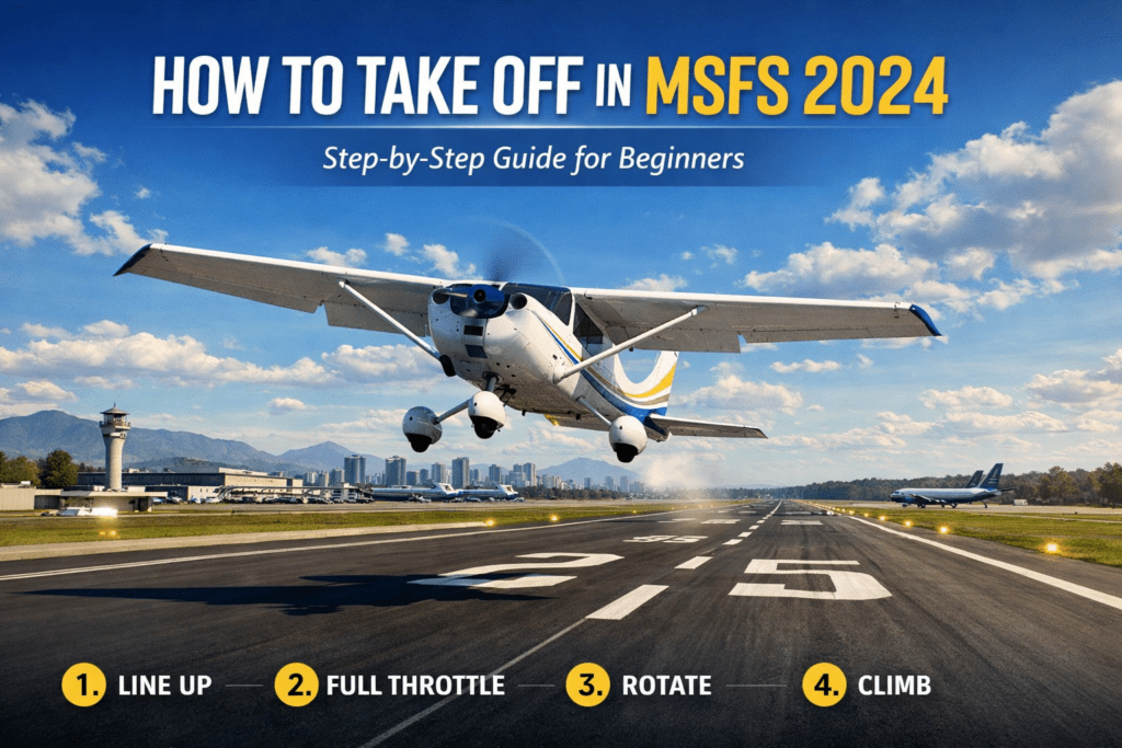 How to Take Off in Microsoft Flight Simulator 2024