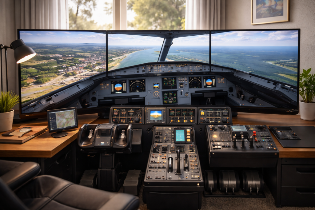 msfs-2024 Advanced flight simulator at home