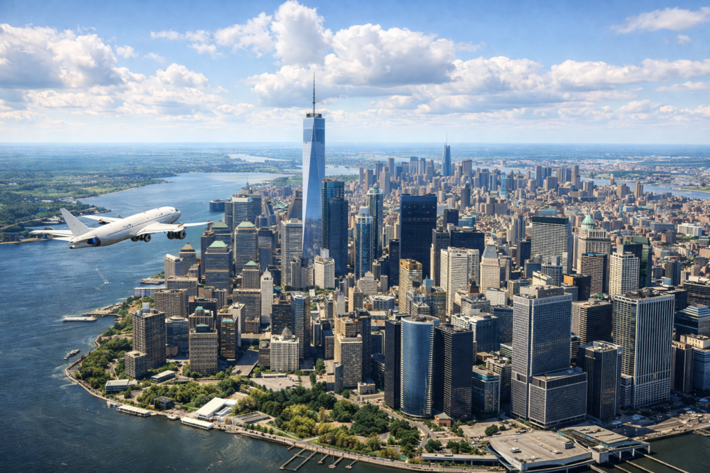 msfs-2024 Over New York City at midday