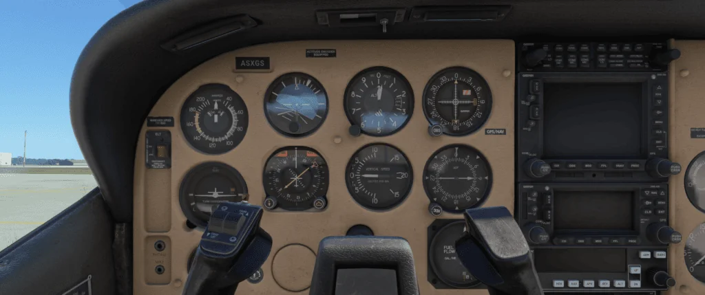 Cessna 182 Cockpit 3