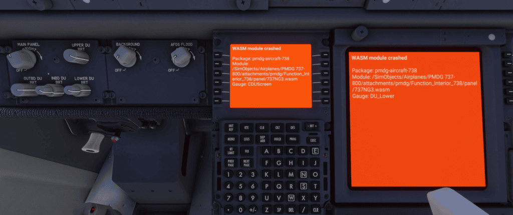 WASM Crash in Microsoft Flight Simulator 2024