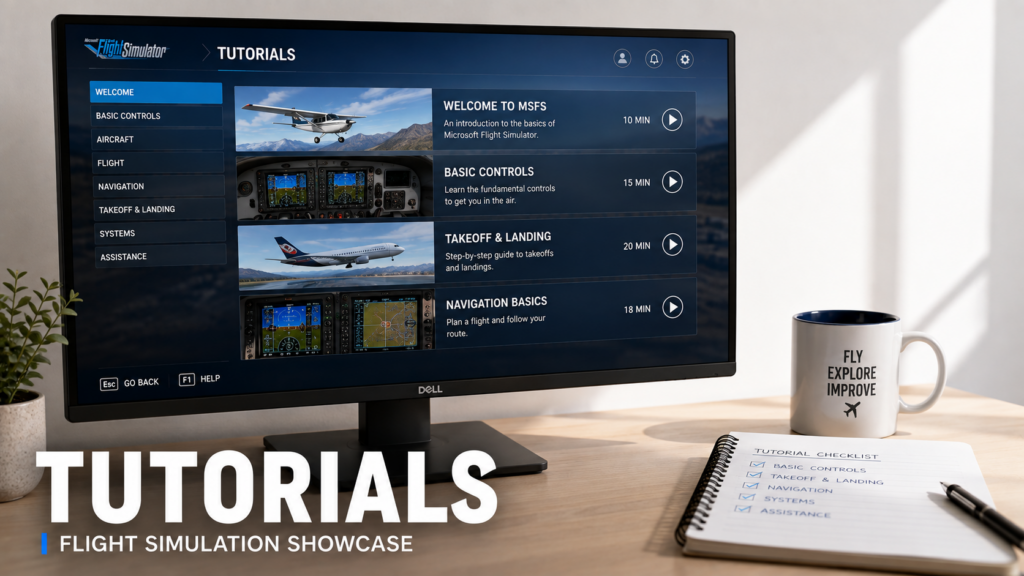 Microsoft Flight Simulator 2024 tutorials